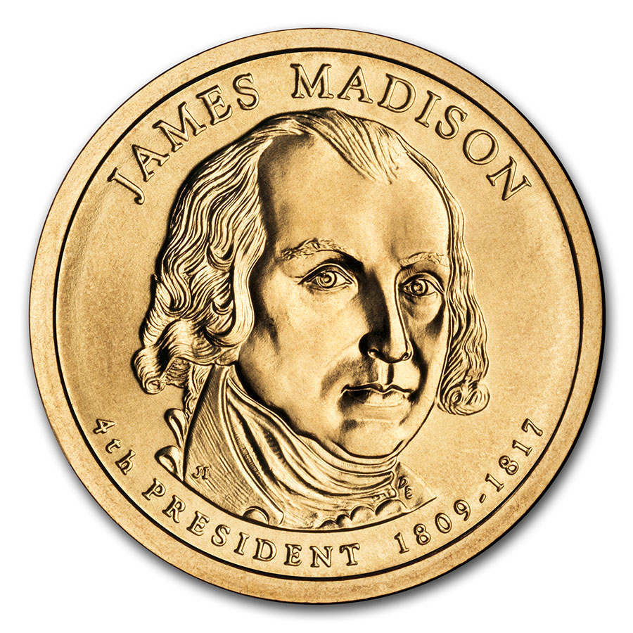 Buy 2007-P James Madison Presidential Dollar BU