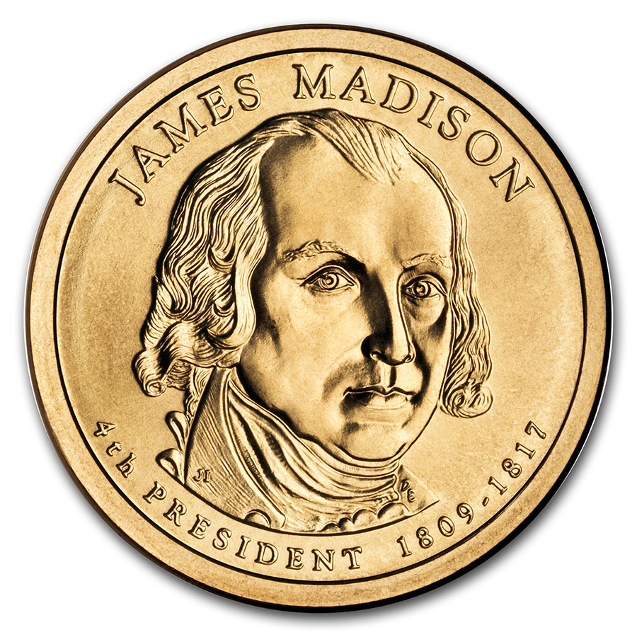 Buy 2007-D James Madison Presidential Dollar BU