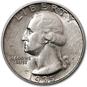 Buy 1935 Washington Quarter AU