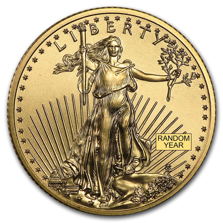 Buy 1/4 oz American Gold Eagle BU (Random Year)