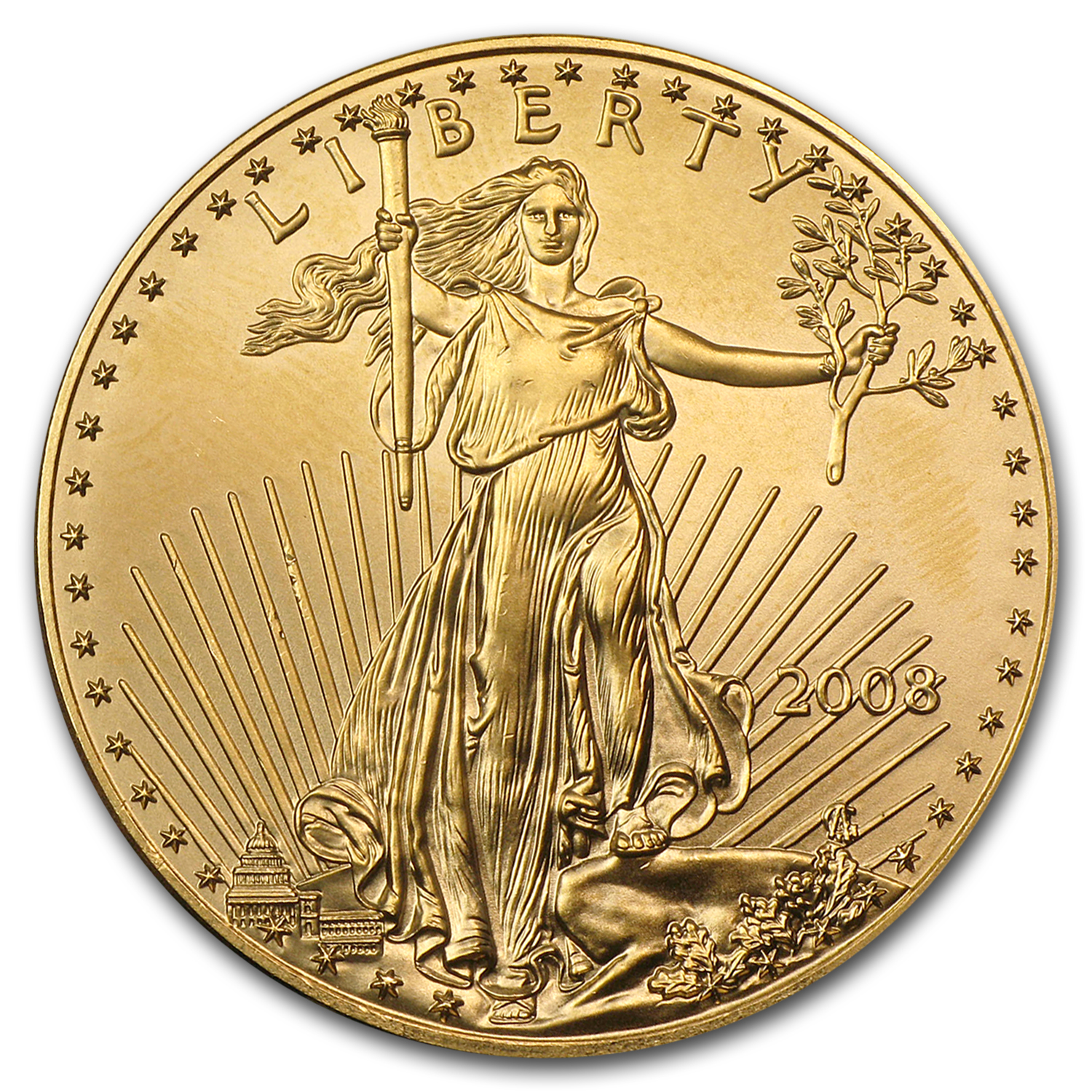 Buy 2008 1 oz American Gold Eagle BU