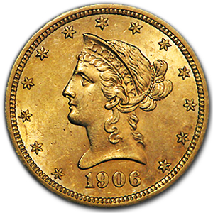 Buy 1906-D $10 Liberty Gold Eagle AU