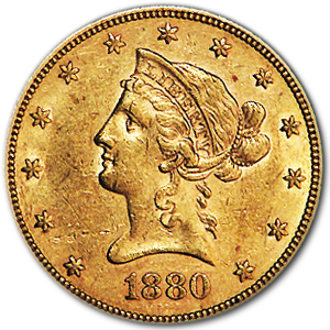 Buy 1880 $10 Liberty Gold Eagle AU