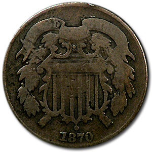 Buy 1870 Two Cent Piece Good - Click Image to Close