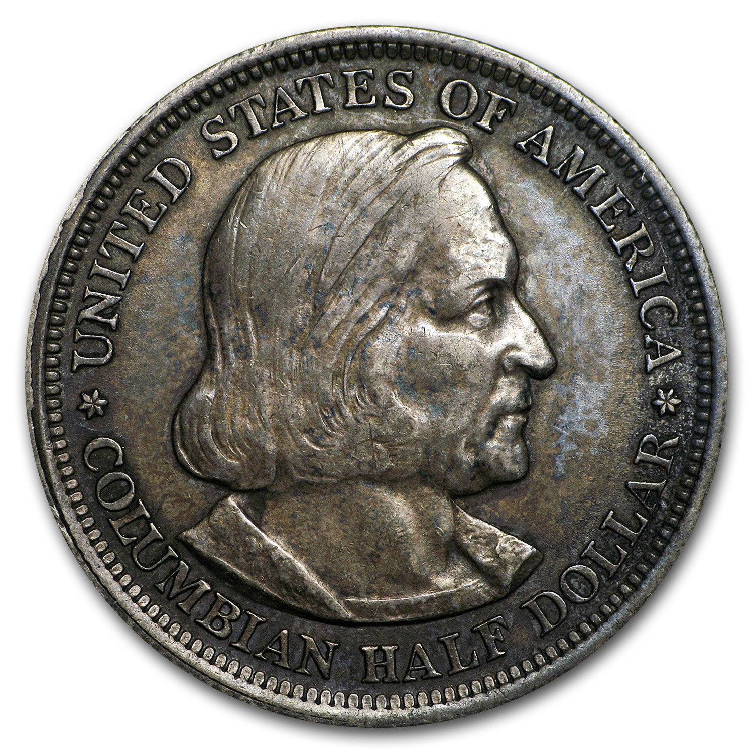 Buy 1892-1893 Columbian Expo Silver Half Dollar Avg Circ