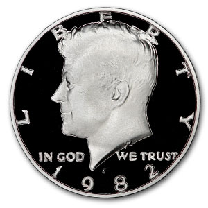 Buy 1982-S Kennedy Half Dollar 20-Coin Roll Proof