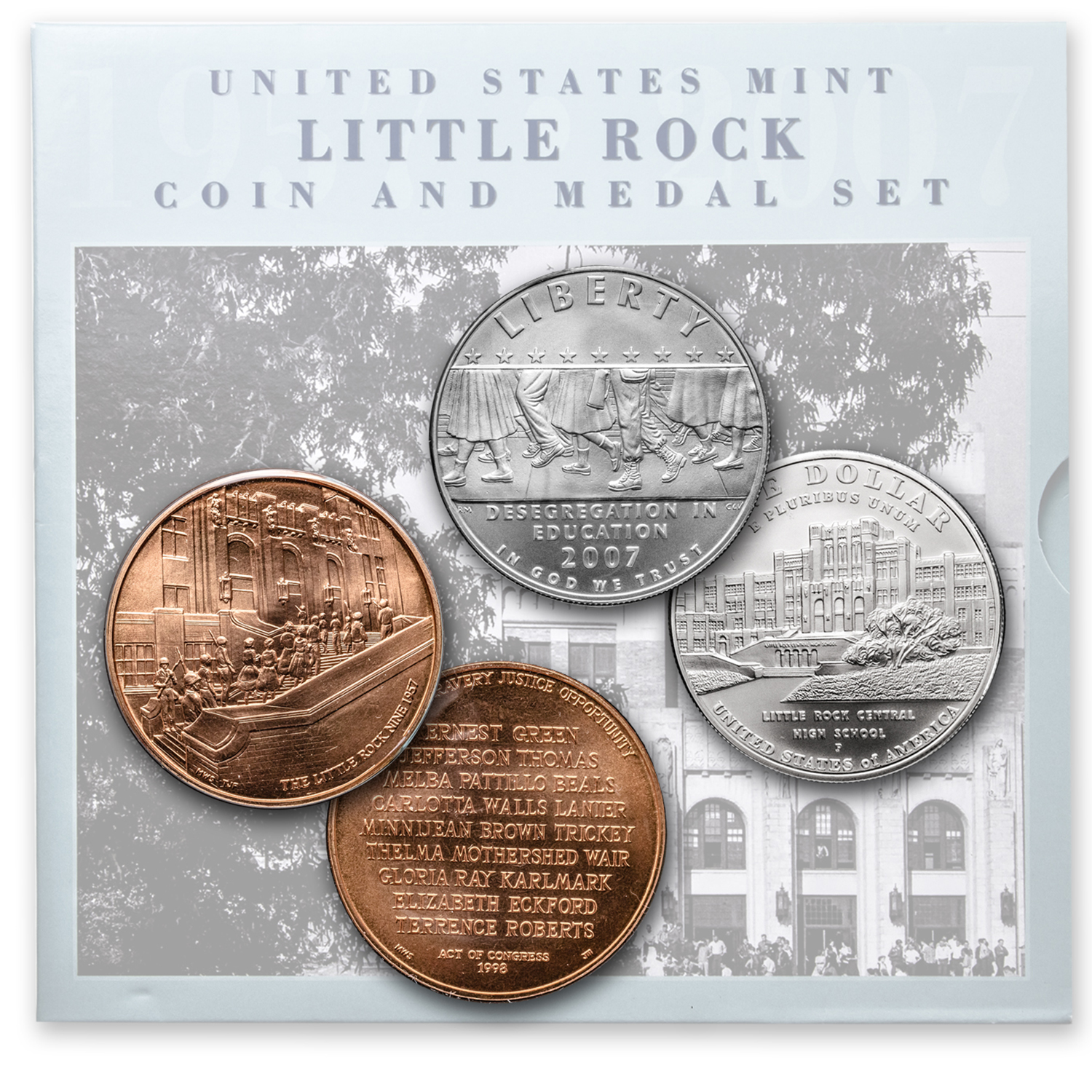 Buy 2007 Little Rock Desegregation Coin & Medal Set