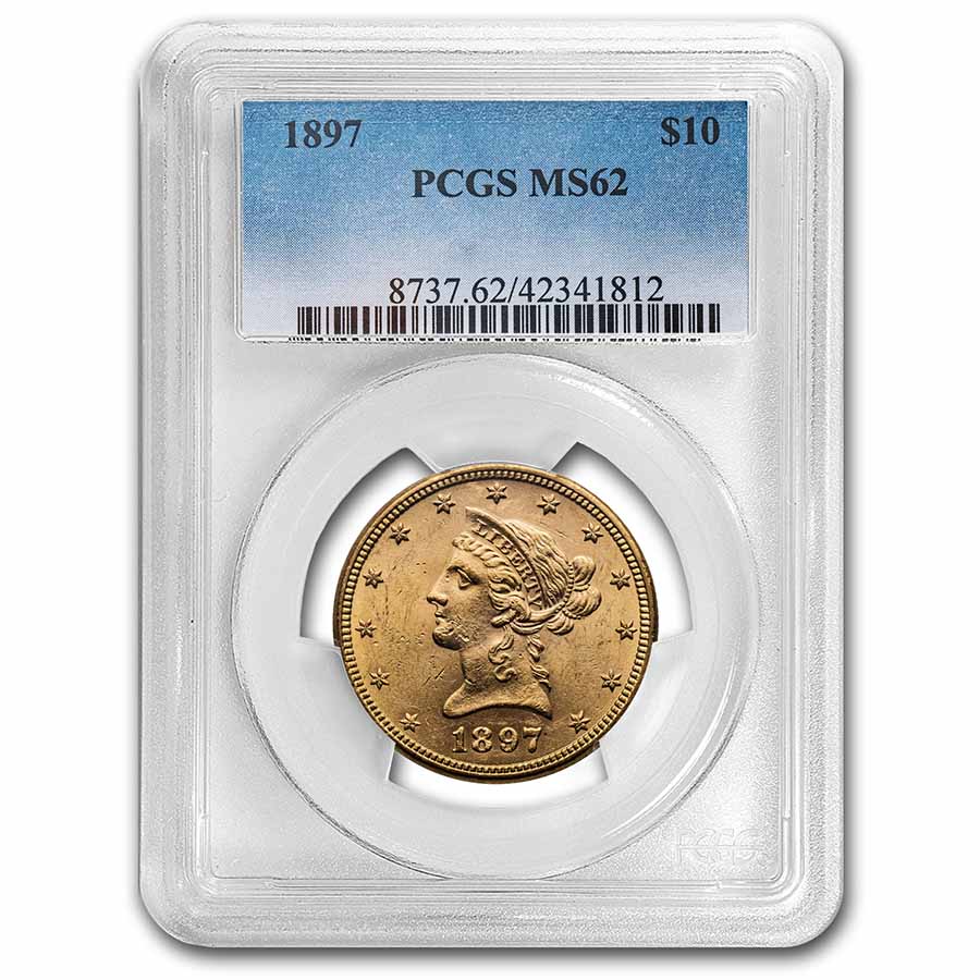 Buy 1897 $10 Liberty Gold Eagle MS-62 PCGS