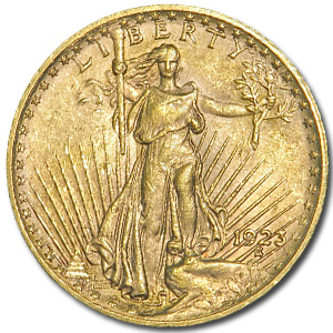 Buy 1923 $20 Saint-Gaudens Gold Double Eagle AU