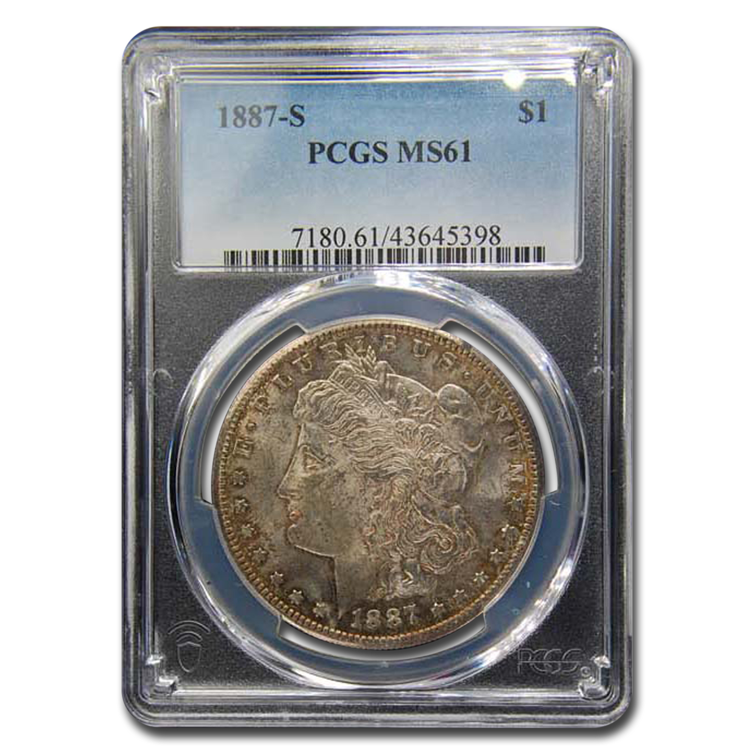 Buy 1887-S Morgan Dollar MS-61 PCGS - Click Image to Close