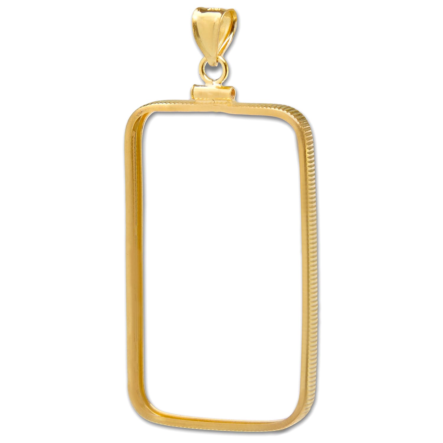 Buy 14K Gold Screw-Top Plain-Front Bezel (1 oz Gold Bar)