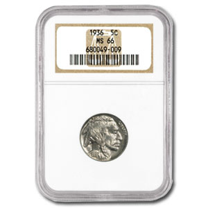 Buy 1936 Buffalo Nickel MS-66 NGC