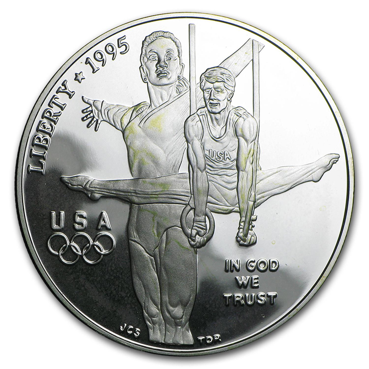 Buy 1995-P Olympic Gymnast $1 Silver Commem Proof (Capsule Only)