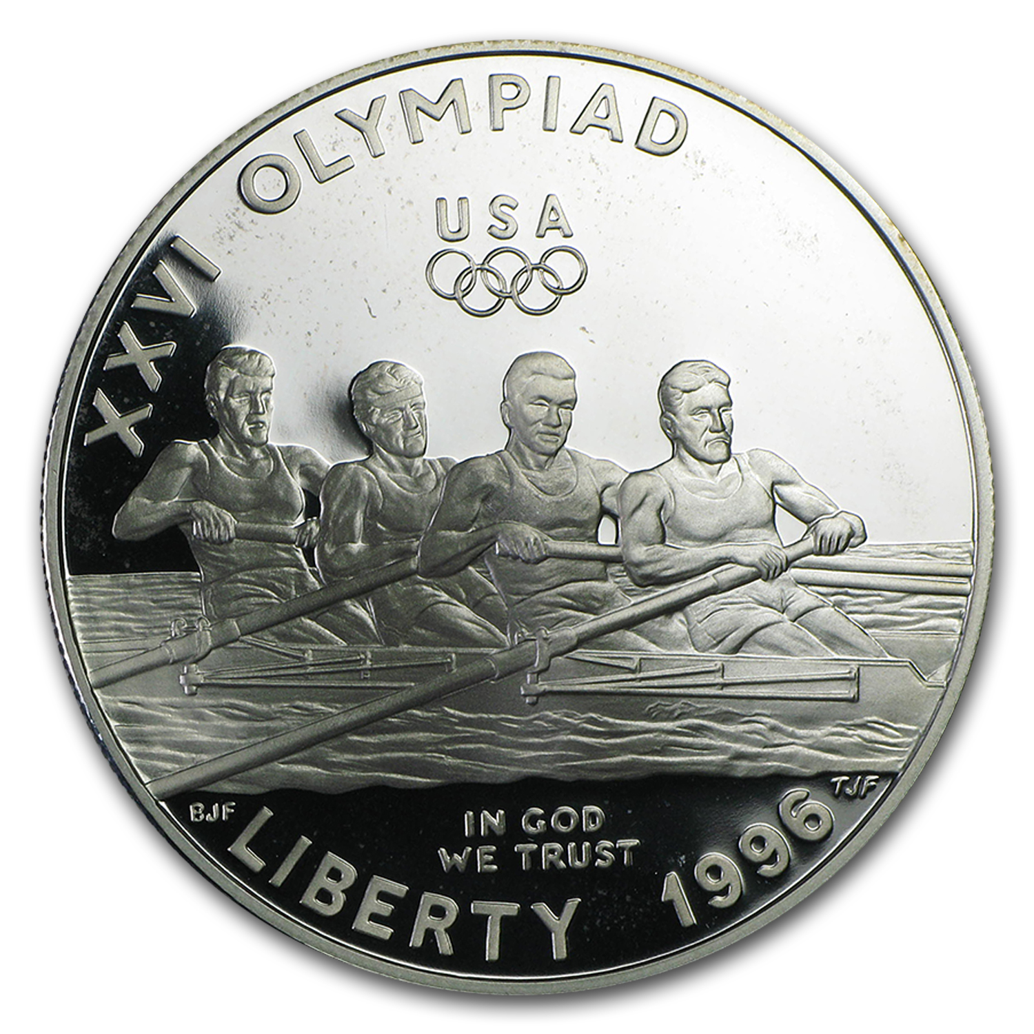 Buy 1996-P Olympic Rowing $1 Silver Commem Proof (Capsule Only)