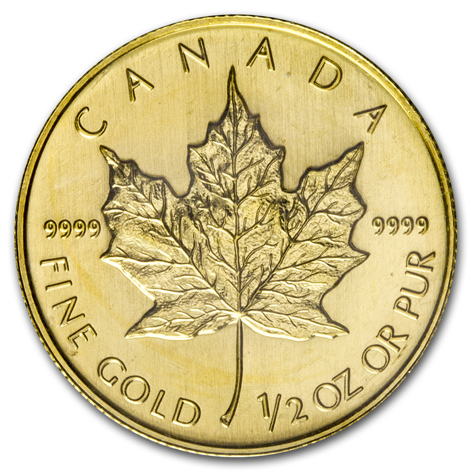 Buy 2008 Canada 1/2 oz Gold Maple Leaf BU