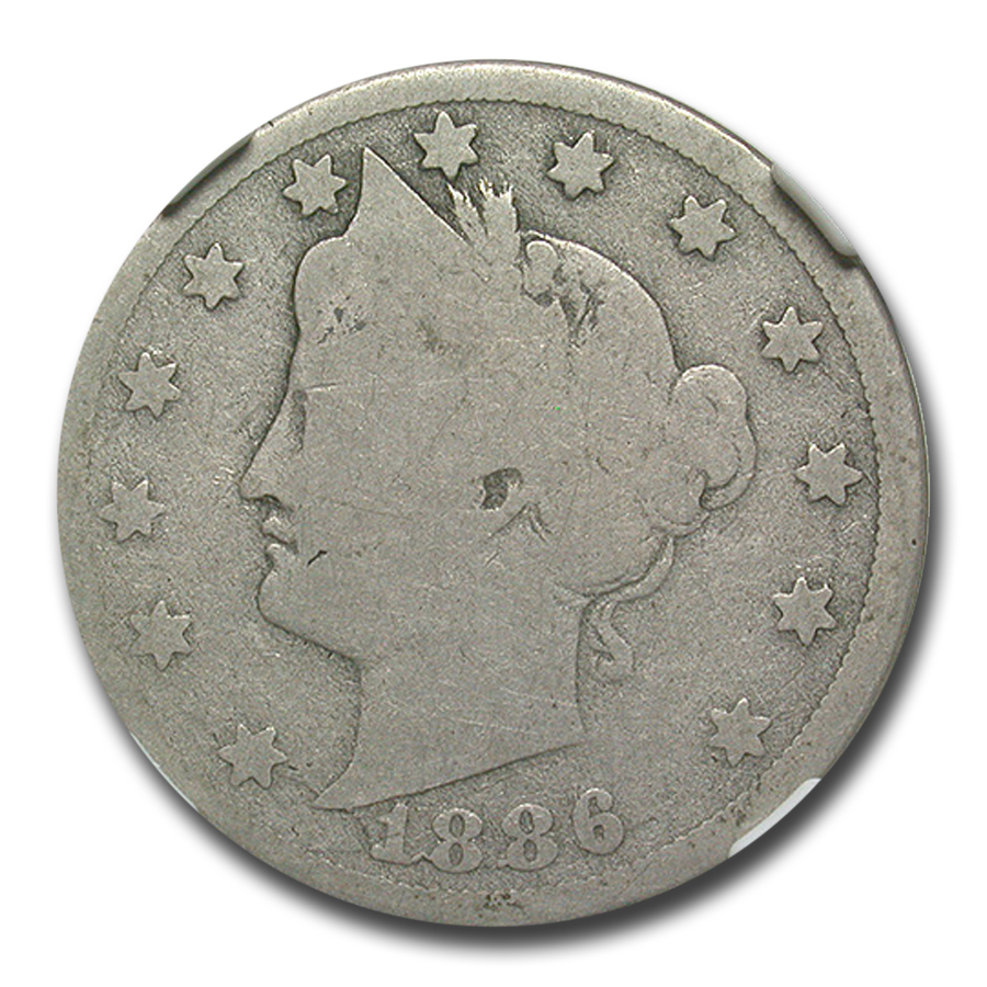 Buy 1886 Liberty Head V Nickel Good-4 NGC