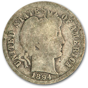 Buy 1894-O Barber Dime Good