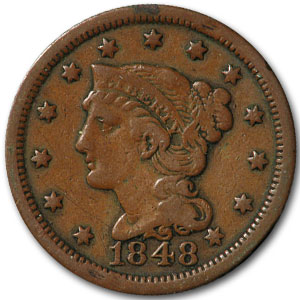 Buy 1848 Large Cent Fine