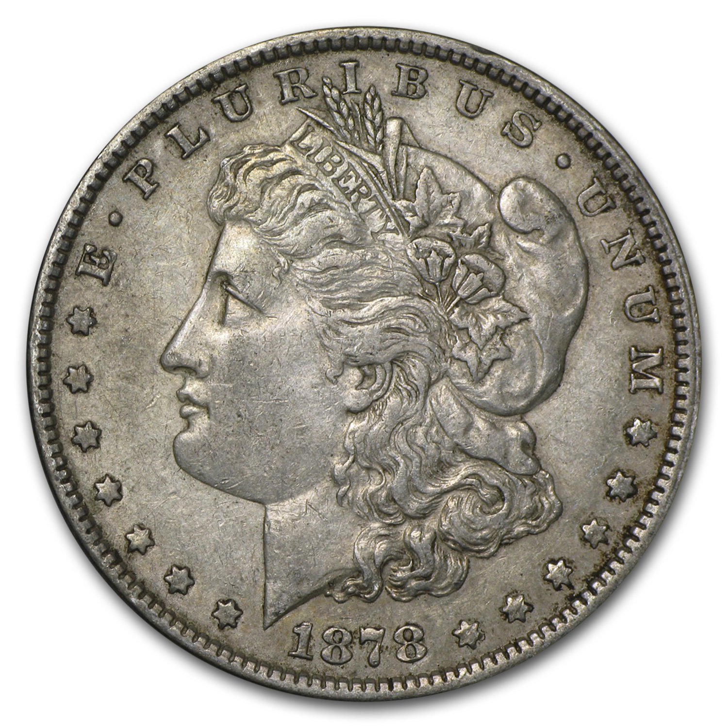 Buy 1878 Morgan Dollar 7/8 Tailfeathers XF