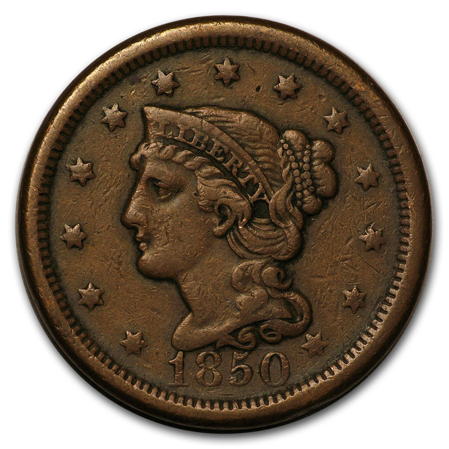 Buy 1850 Large Cent VF