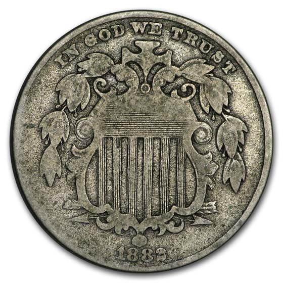 Buy 1882 Shield Nickel VG