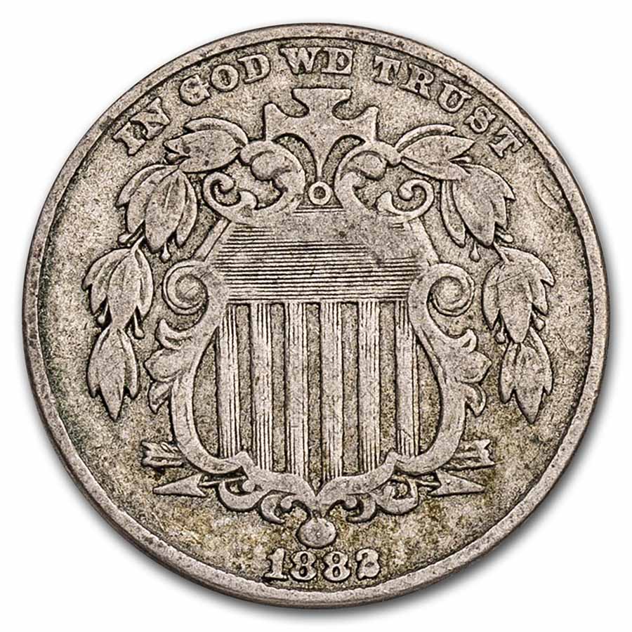 Buy 1882 Shield Nickel VF
