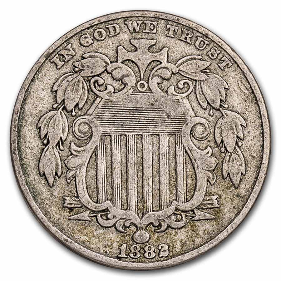 Buy 1882 Shield Nickel VF