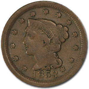 Buy 1853 Large Cent Fine