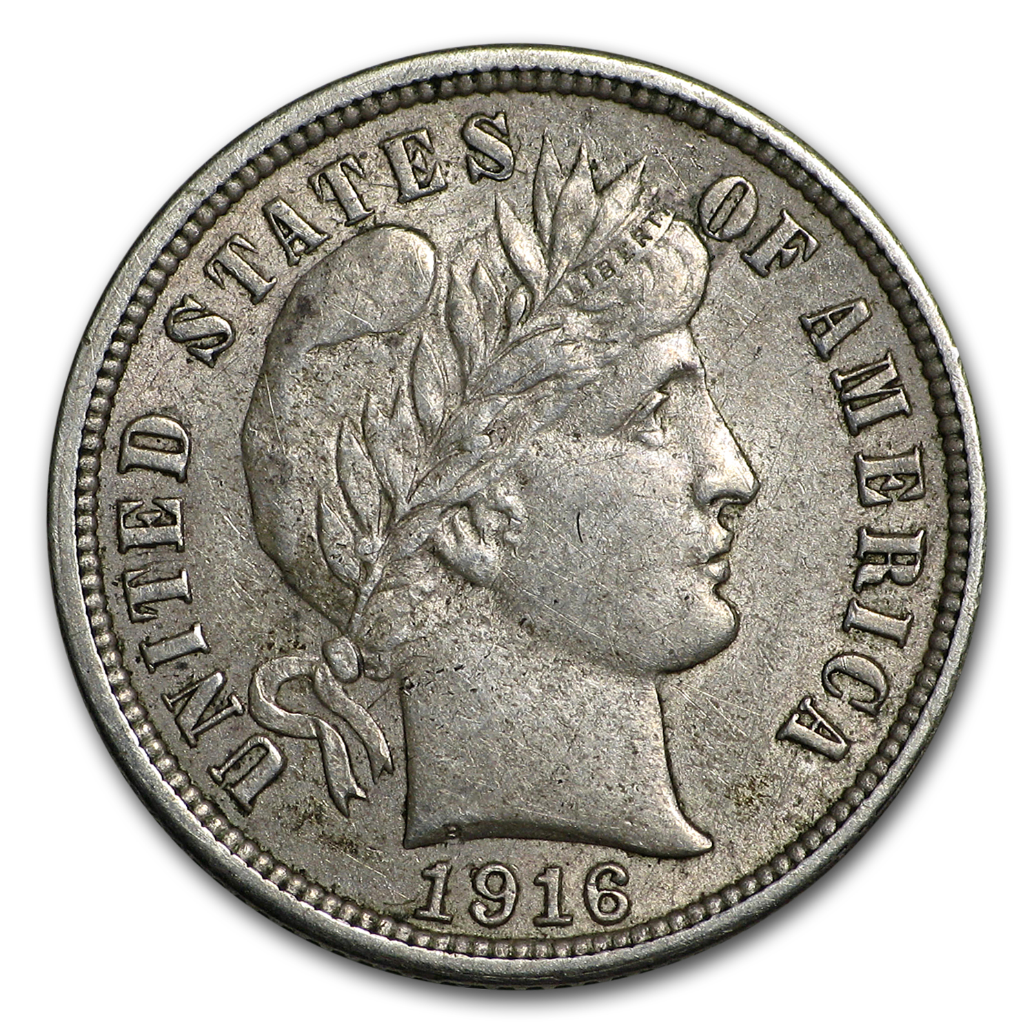 Buy 1916 Barber Dime AU