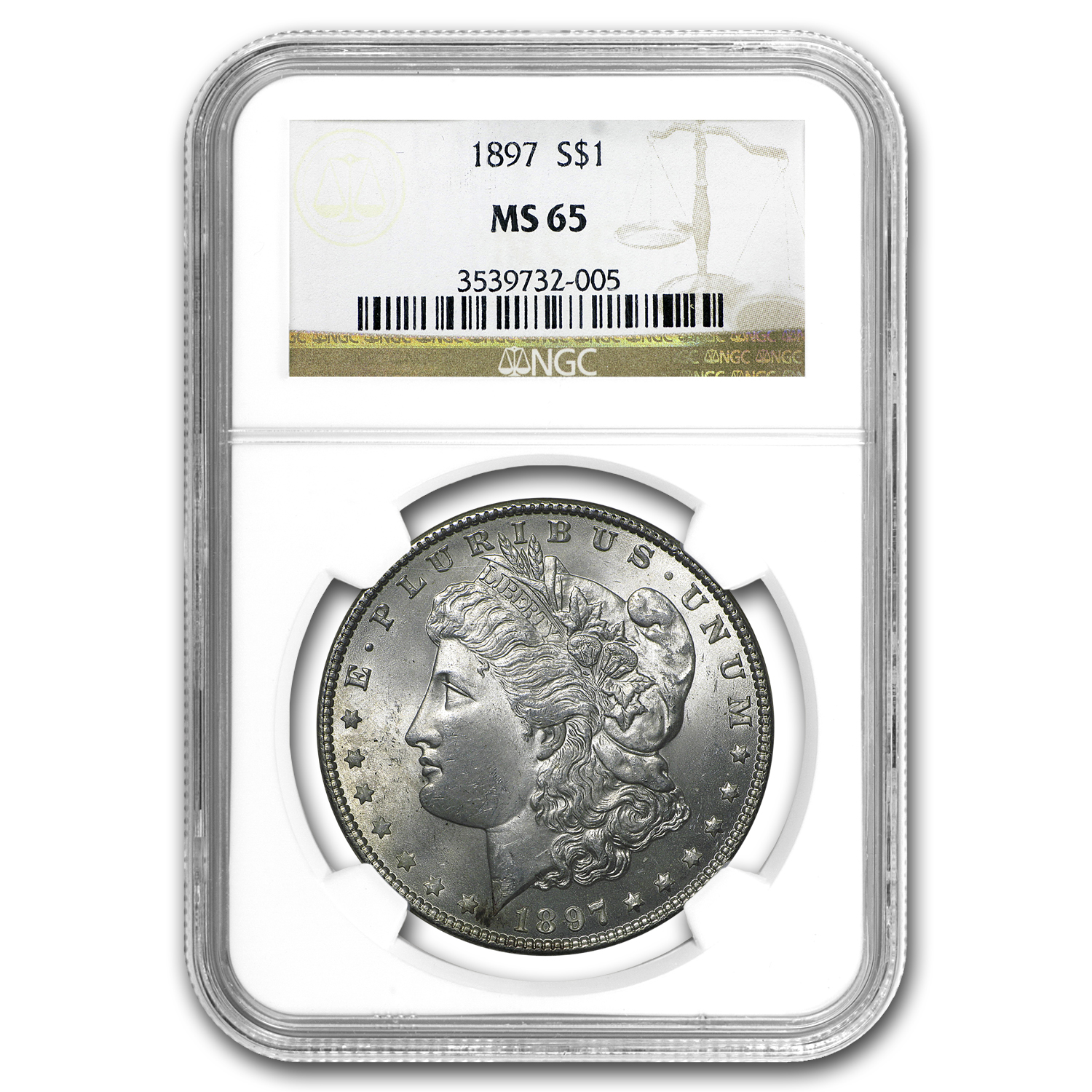 Buy 1897 Morgan Dollar MS-65 NGC