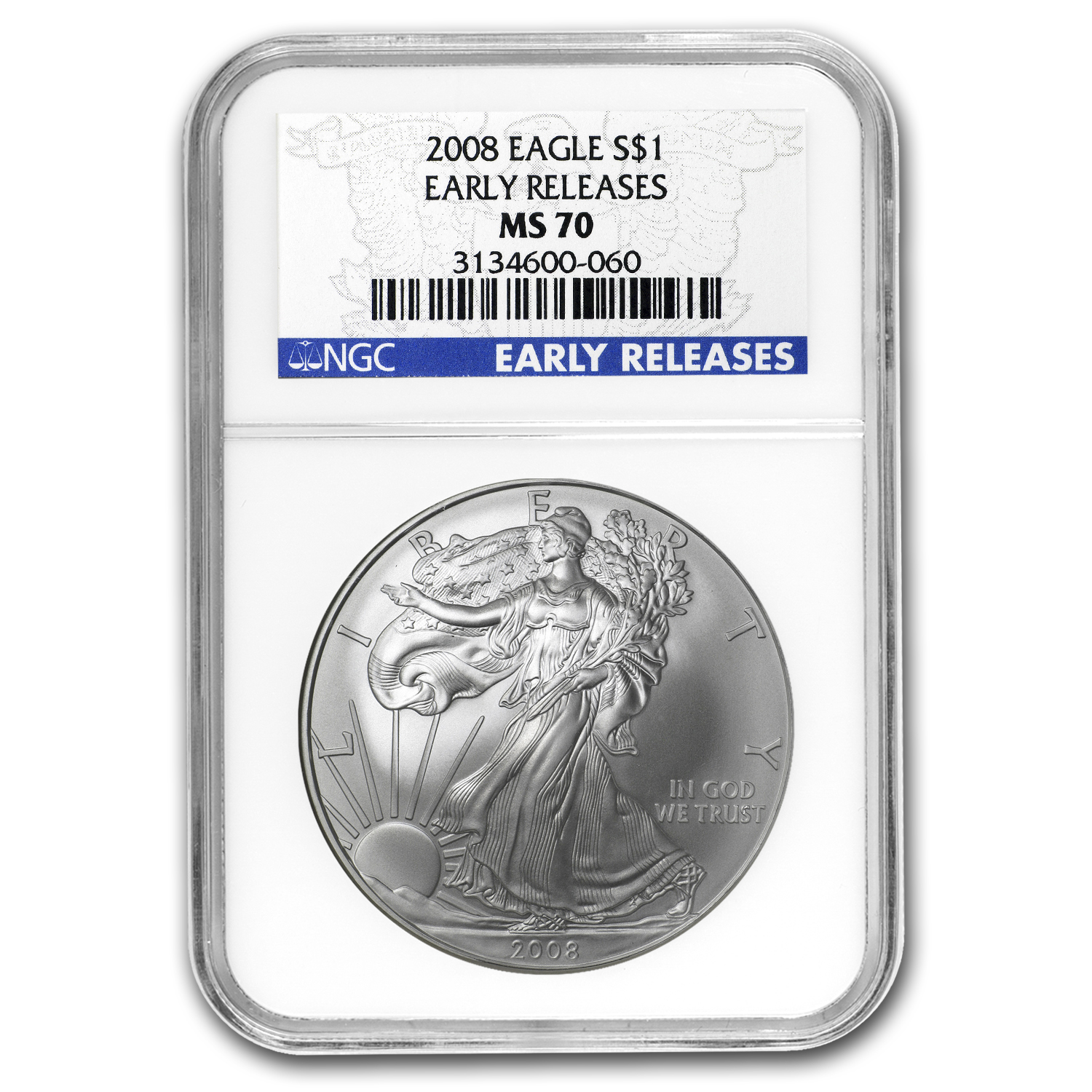 Buy 2008 American Silver Eagle MS-70 NGC (Early Releases)