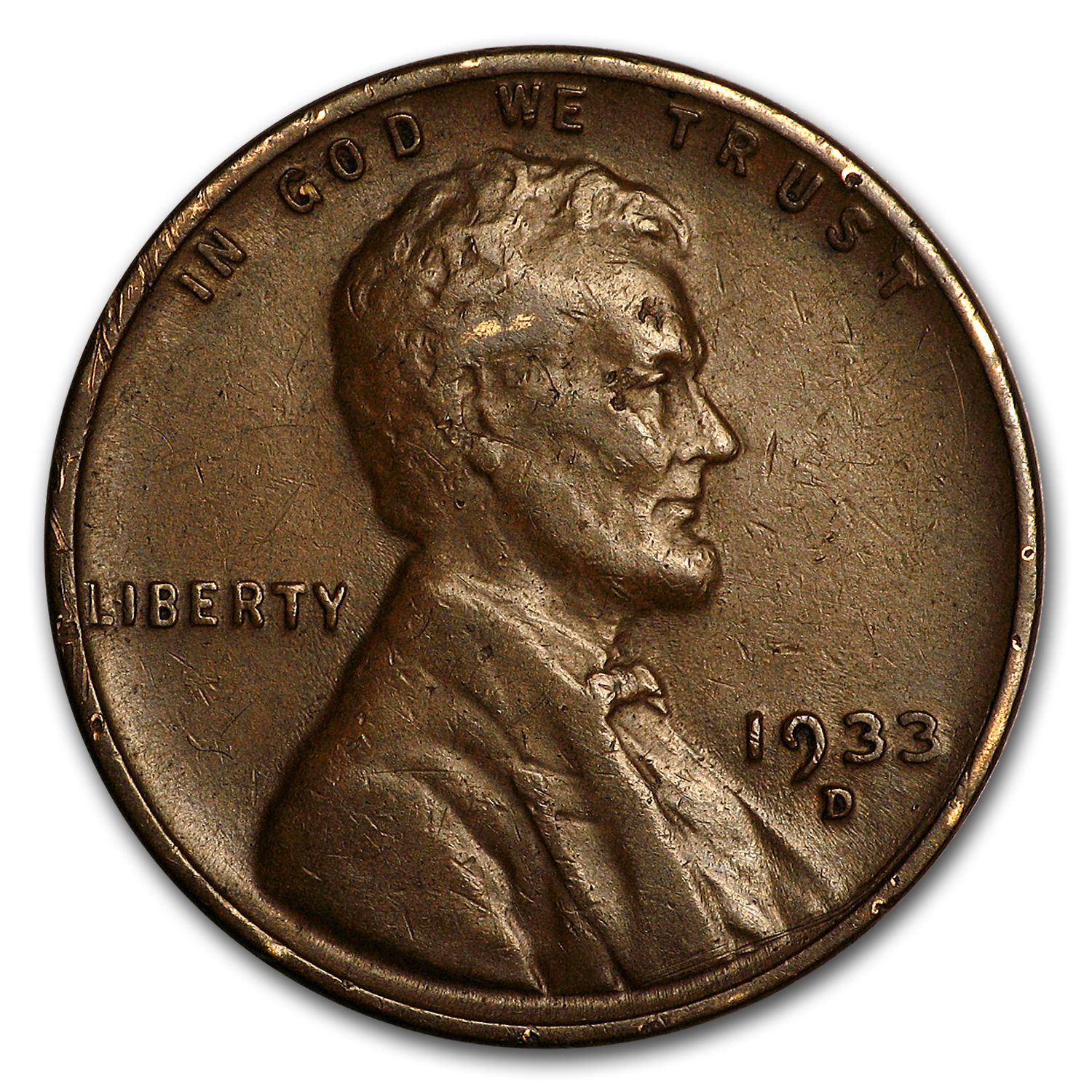 Buy 1933-D Lincoln Cent XF