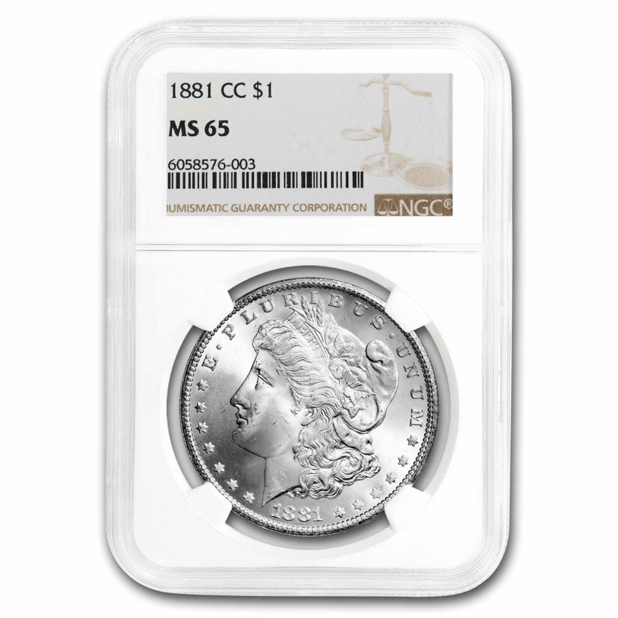 Buy 1881-CC Morgan Dollar MS-65 NGC