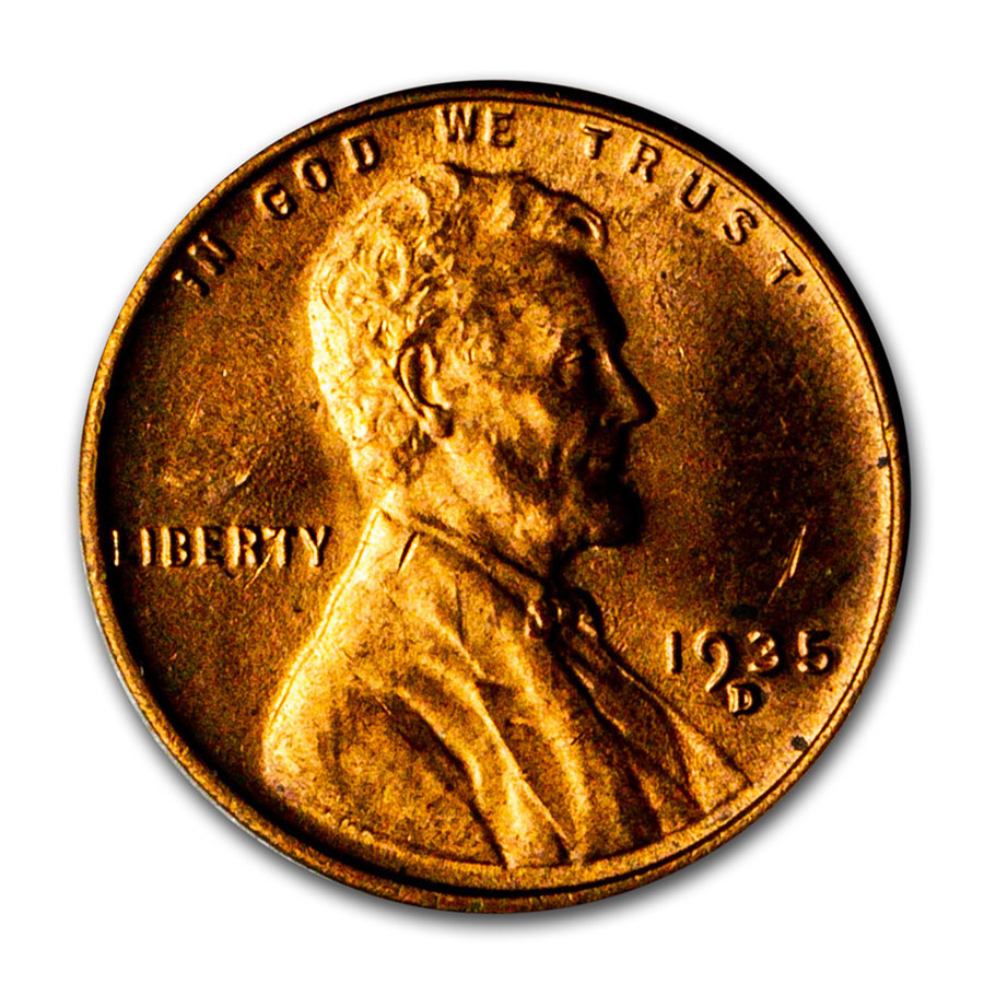 Buy 1935-D Lincoln Cent BU (Red)
