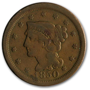 Buy 1850 Large Cent VG