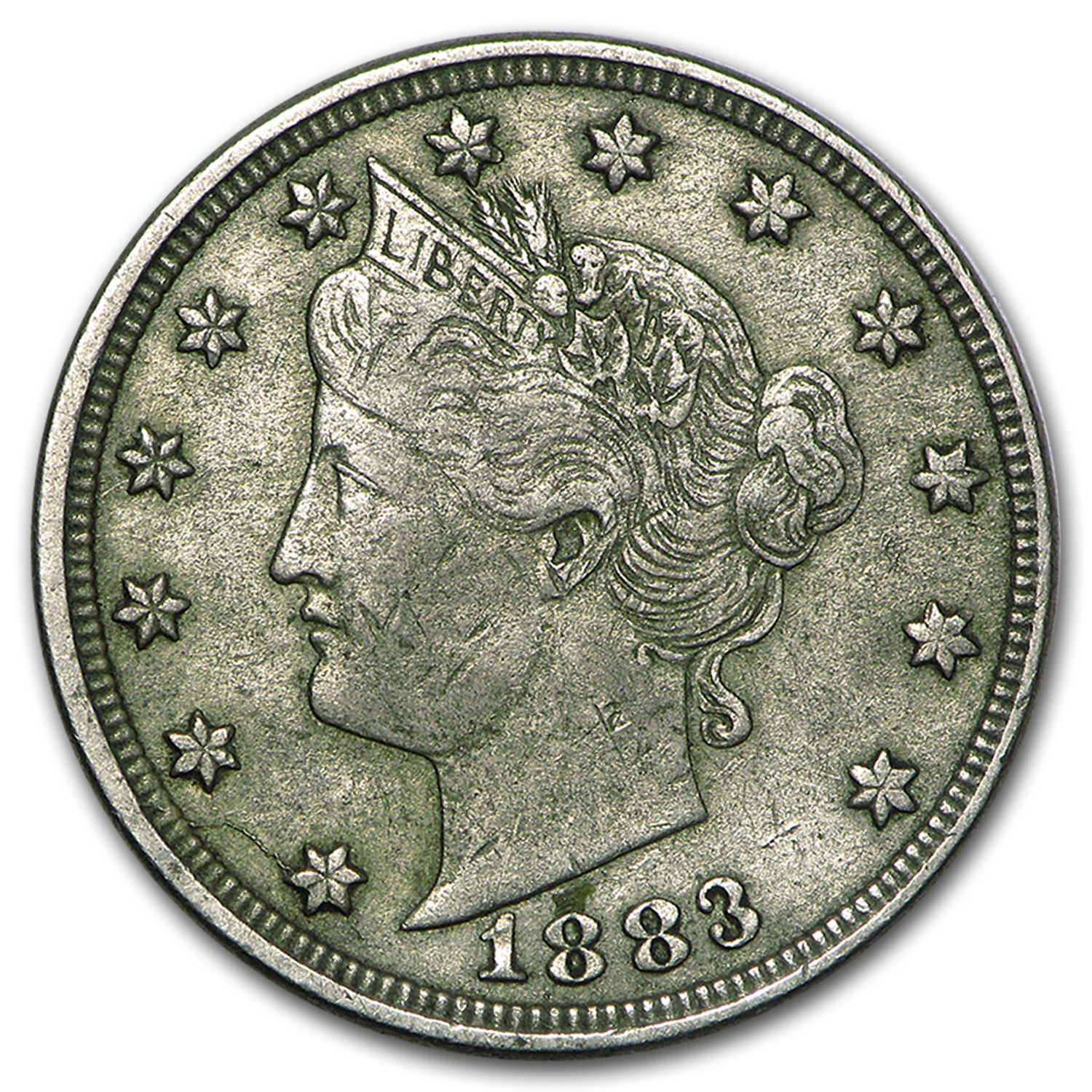 Buy 1883 Liberty Head V Nickel w/Cents VF