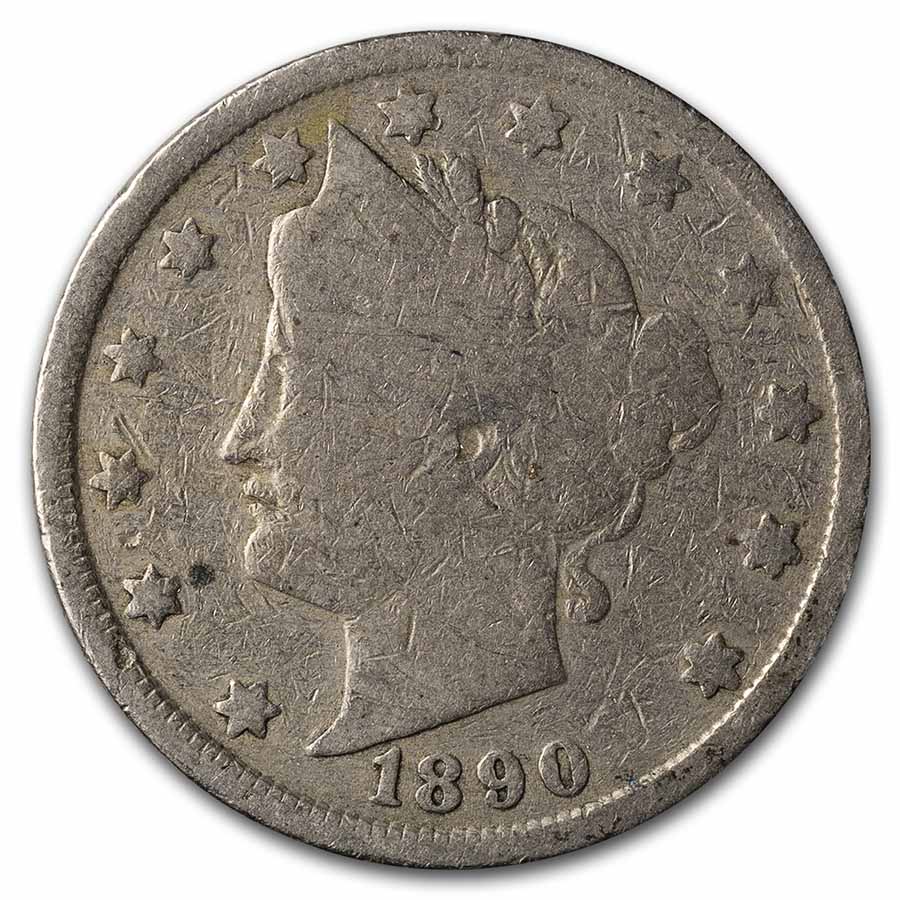 Buy 1890 Liberty Head V Nickel VG
