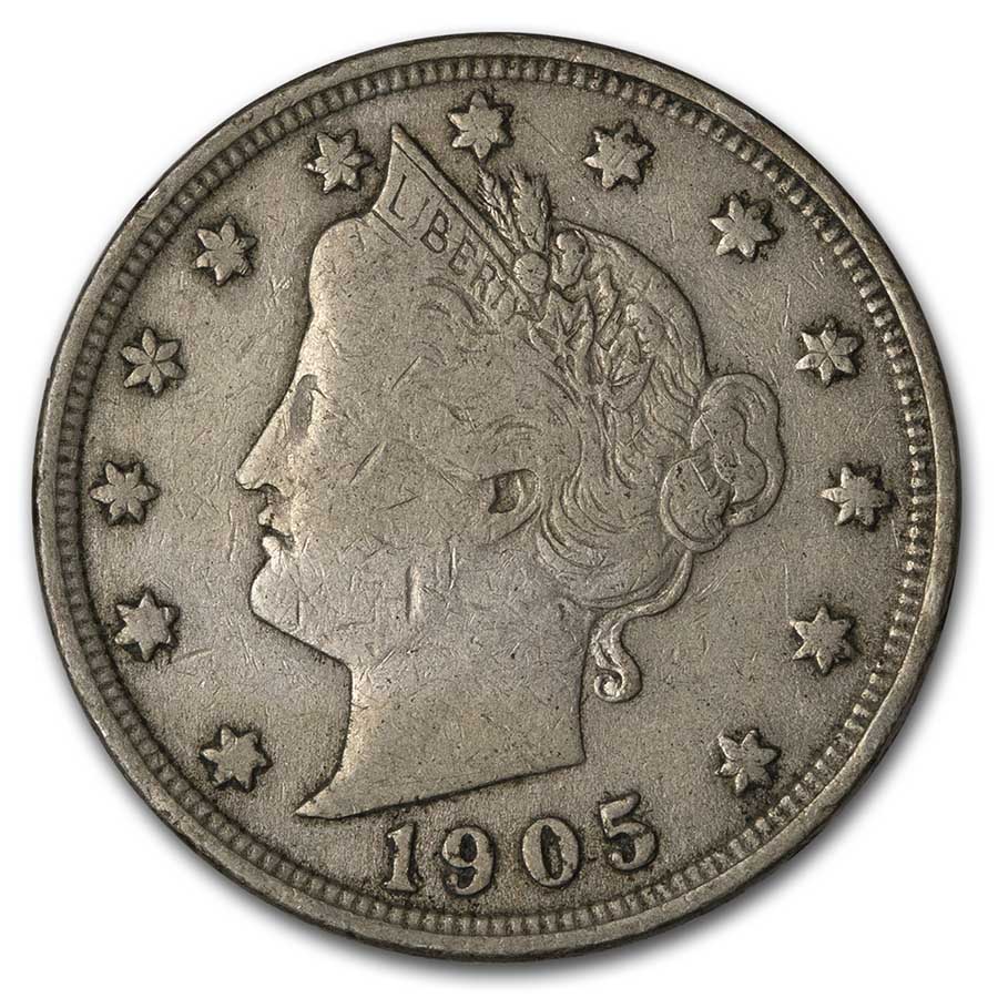 Buy 1905 Liberty Head V Nickel VF