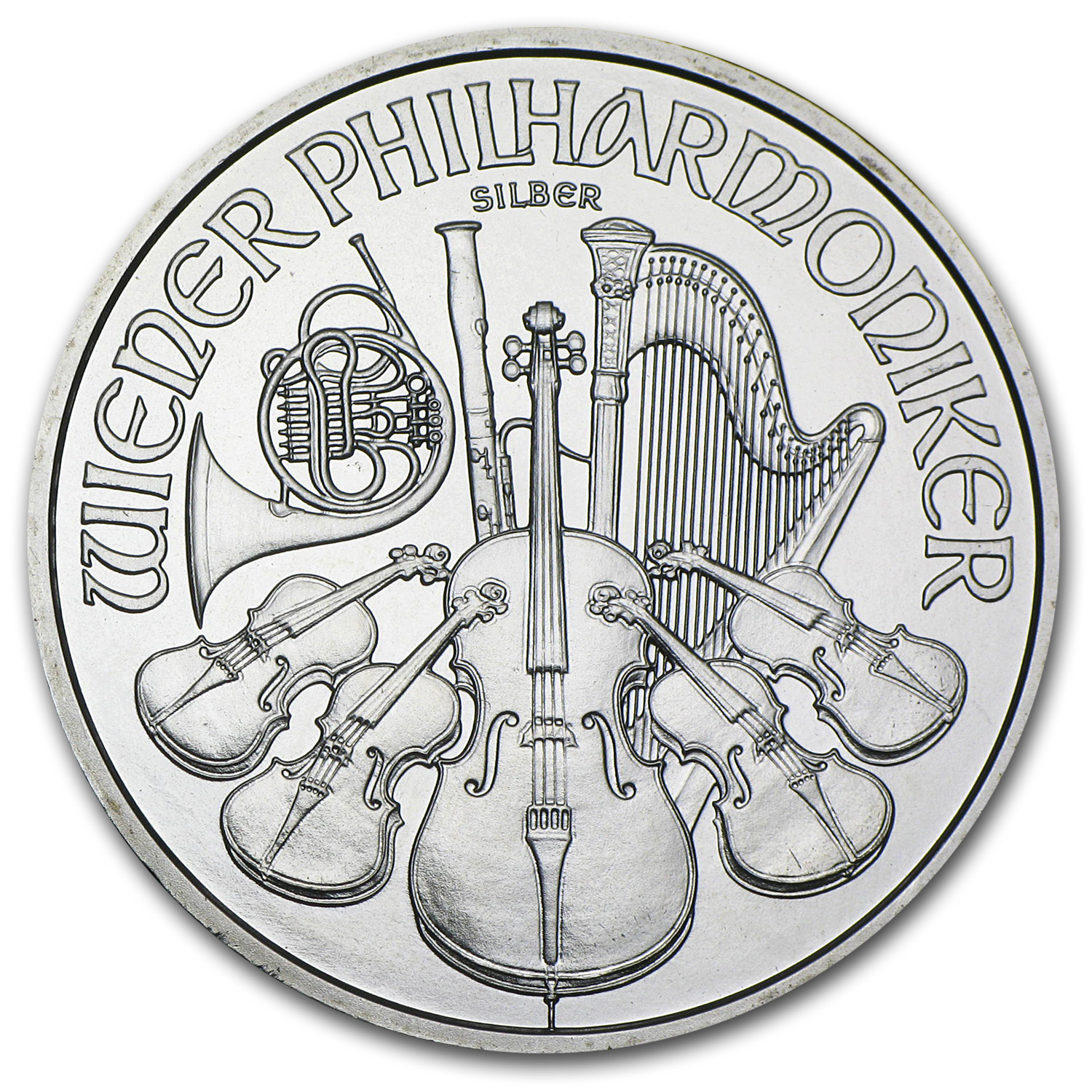 Buy 2008 Austria 1 oz Silver Philharmonic BU - Click Image to Close