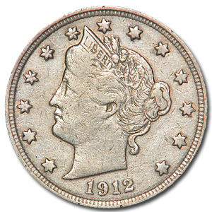 Buy 1912 Liberty Head V Nickel VF