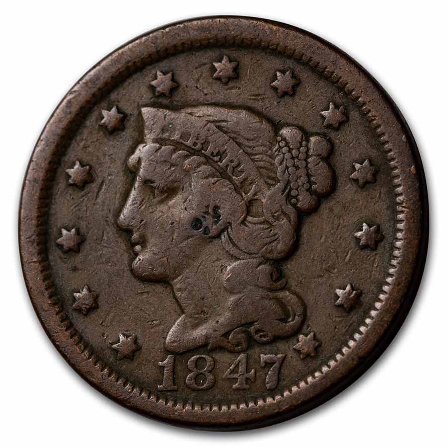 Buy 1847 Large Cent VG