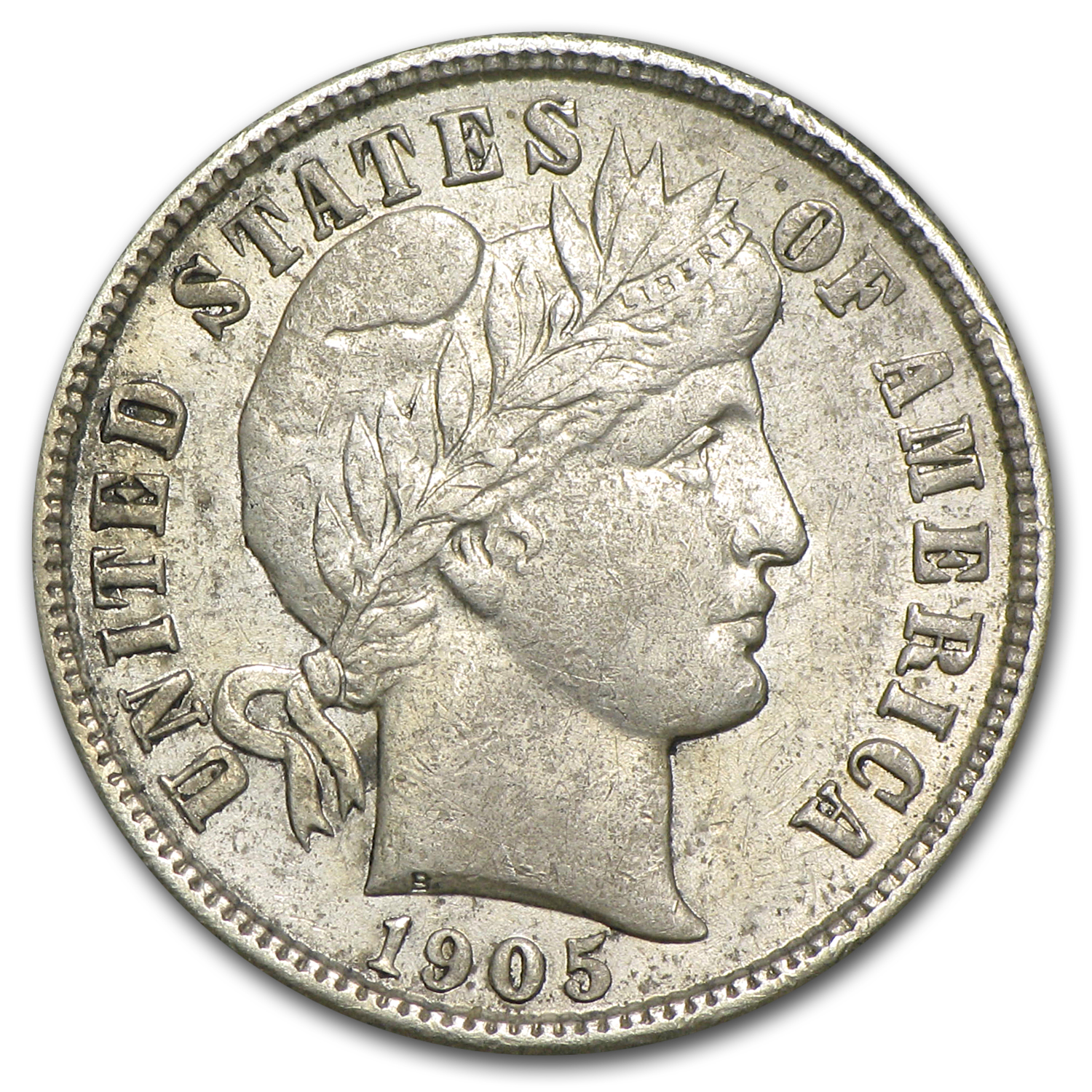 Buy 1905 Barber Dime AU - Click Image to Close