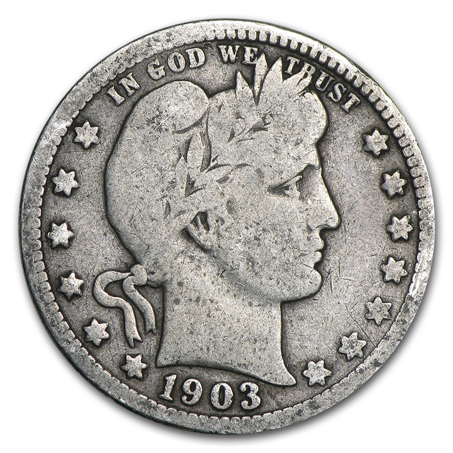 Buy 1903-O Barber Quarter VG