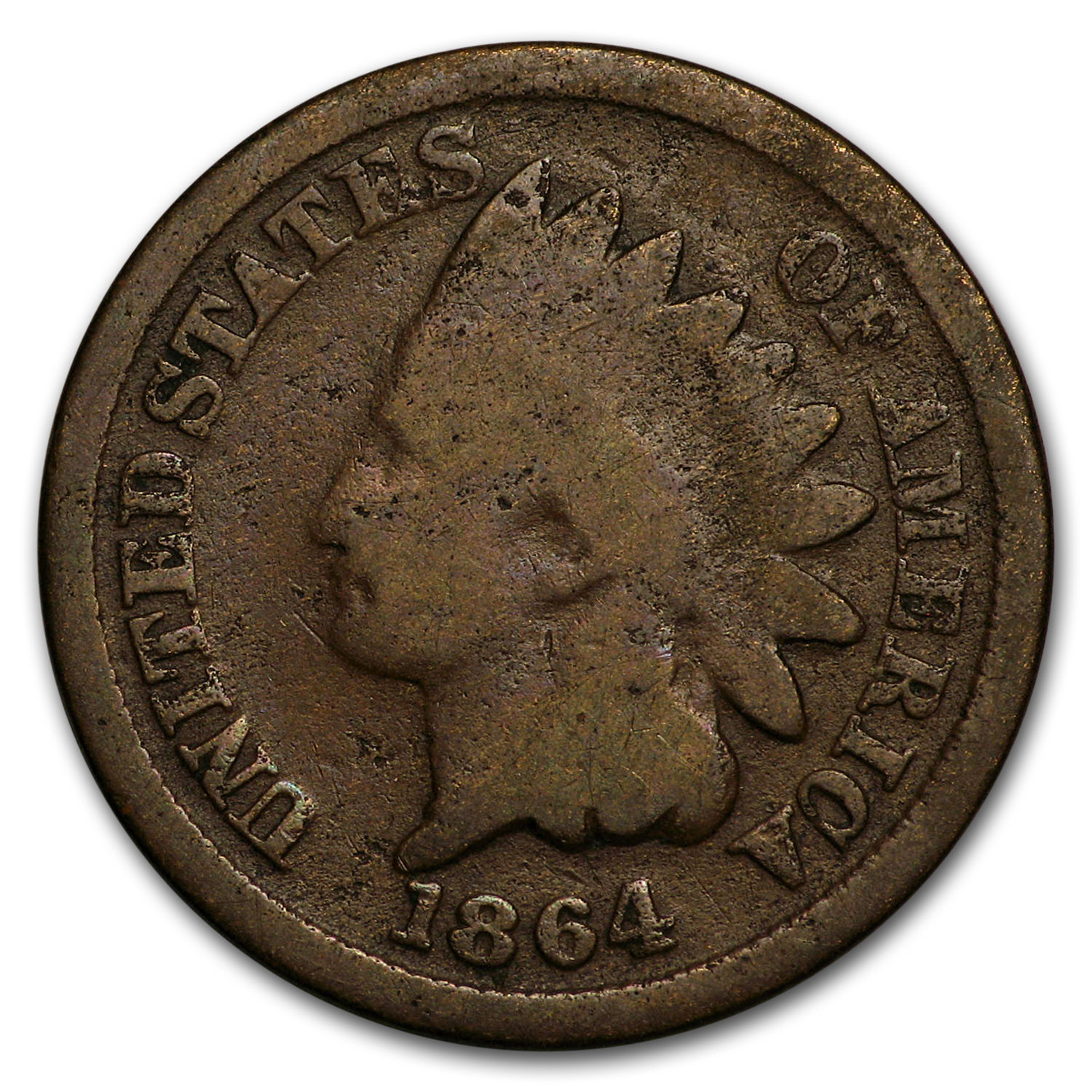 Buy 1864 Indian Head Cent Bronze Good
