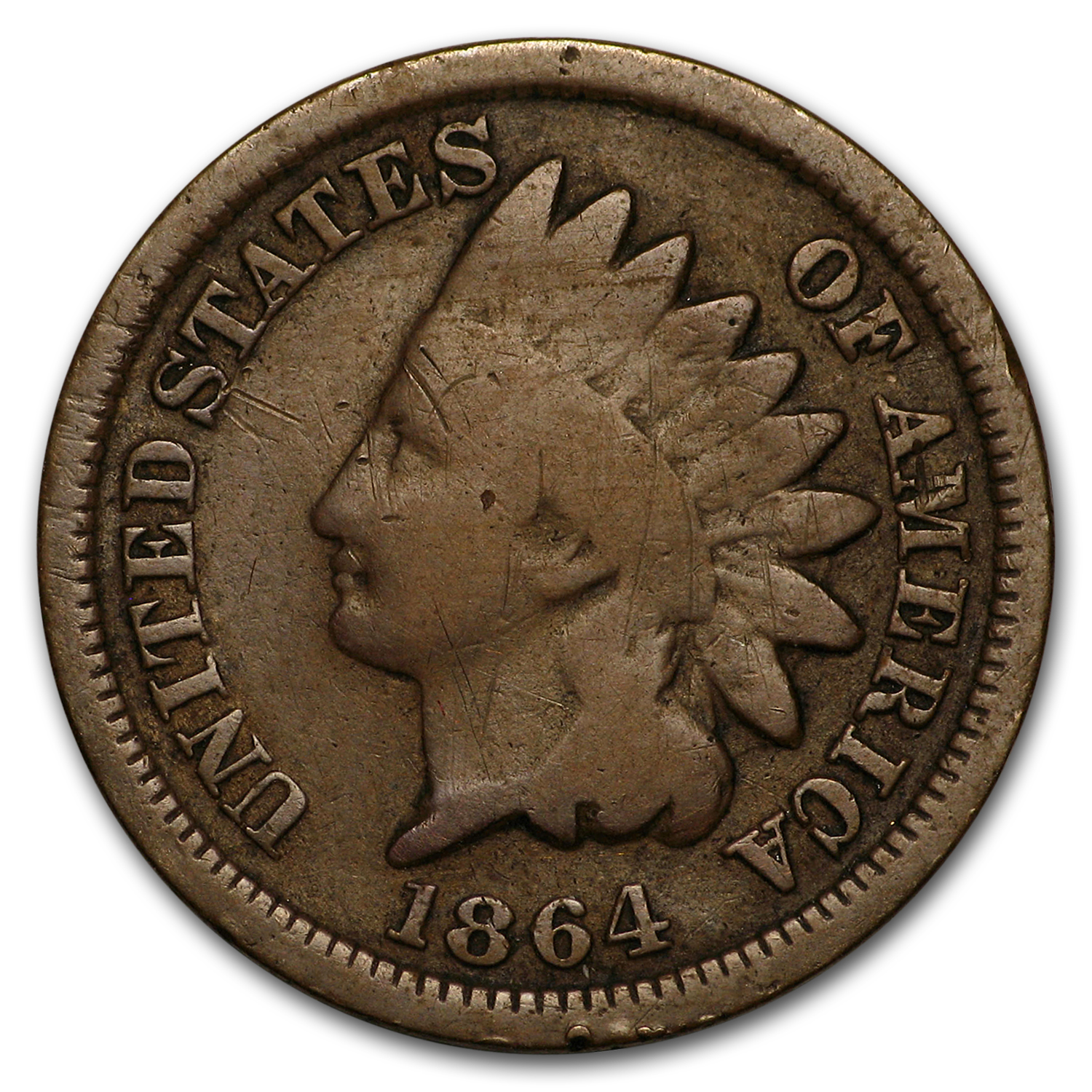 Buy 1864 Indian Head Cent Bronze VG