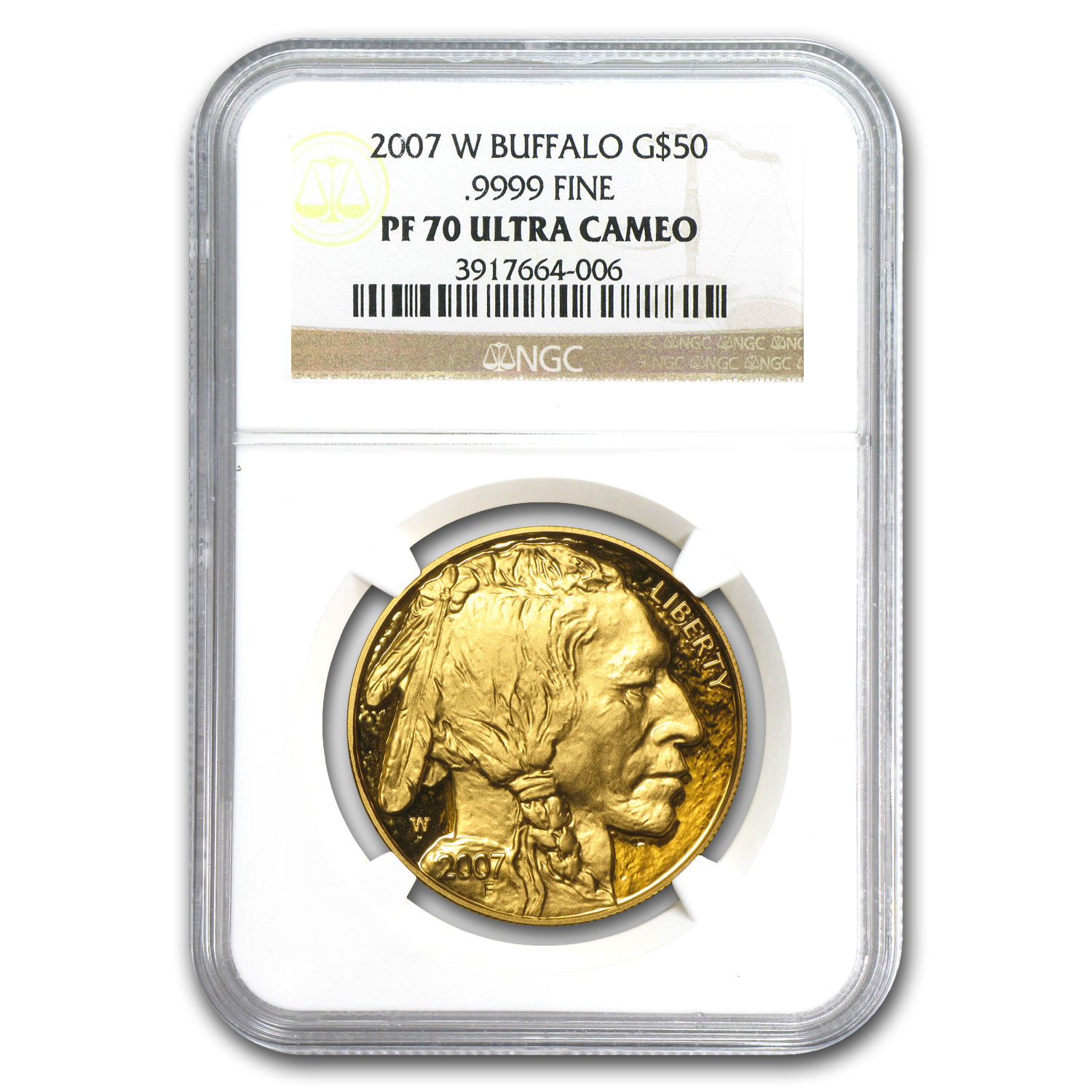 Buy 2007-W 1 oz Proof Gold Buffalo PF-70 NGC - Click Image to Close