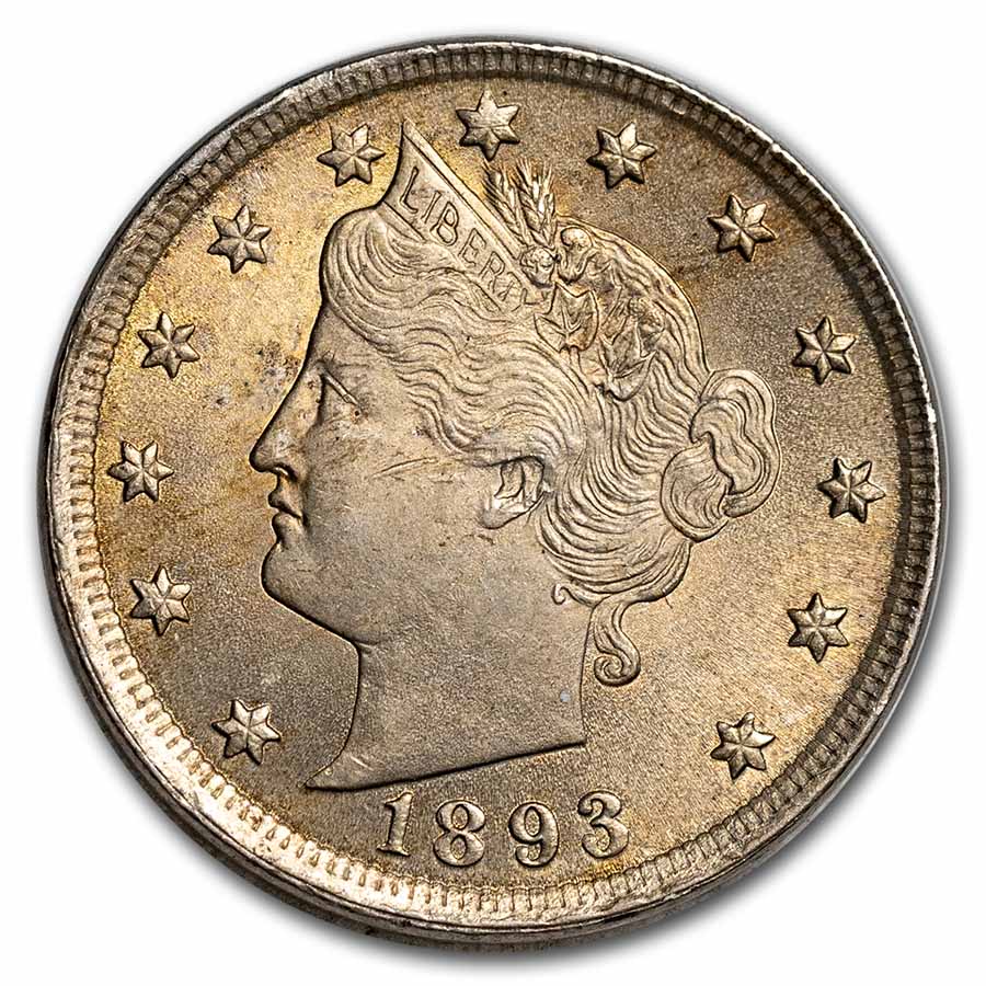 Buy 1893 Liberty Head V Nickel BU