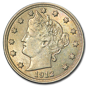 Buy 1912 Liberty Head V Nickel BU