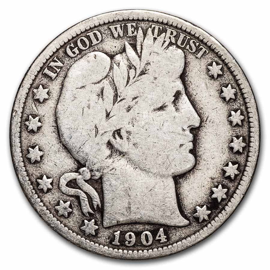 Buy 1904-O Barber Half Dollar VG