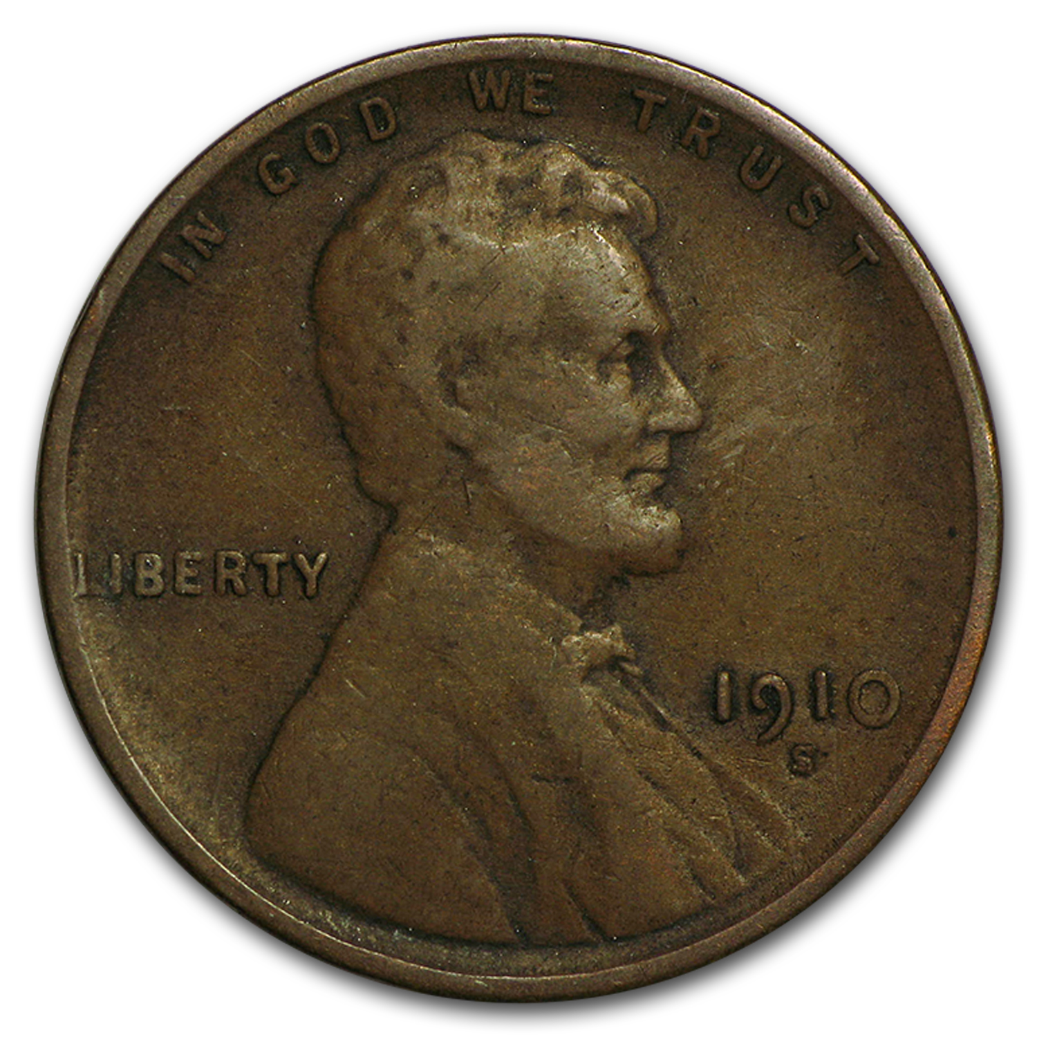 Buy 1910-S Lincoln Cent VF